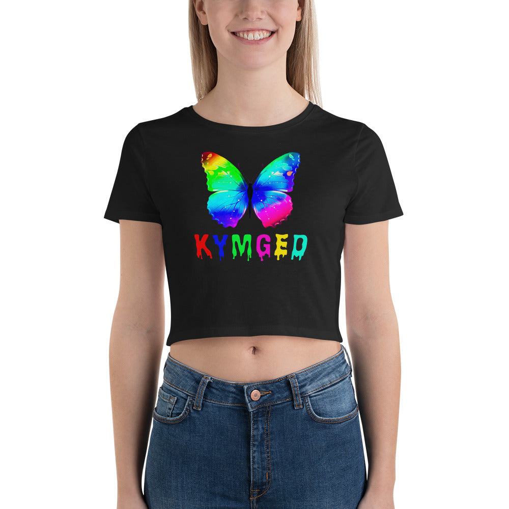 KYMGED WOMEN'S CROP TEE